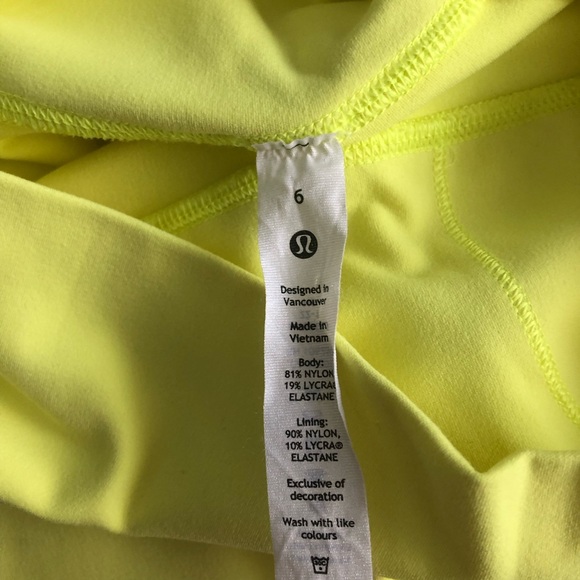 Lululemon Athletica Neon Yellow Capris - Picture 7 of 9